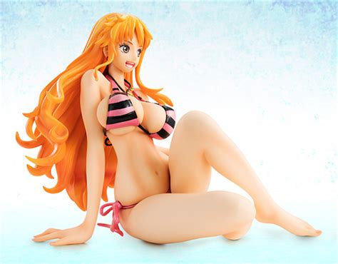 Pop One Piece Nami Swimsuit Sit Sexy Bikini Ver Pvc Figure Figurine