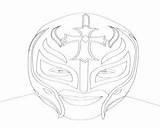 Coloring Pages Mask Mysterio Rey Wwe Getcolorings Getdrawings Printable sketch template