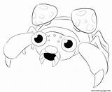 Pokemon Paras Coloring Pages Printable Drawing Info sketch template