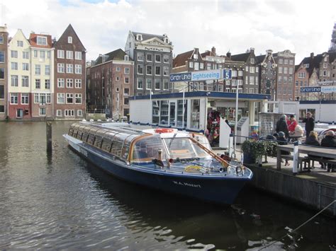 amsterdam   water  canal boat