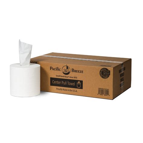 center pull paper towels  ply white  pack smell good guys