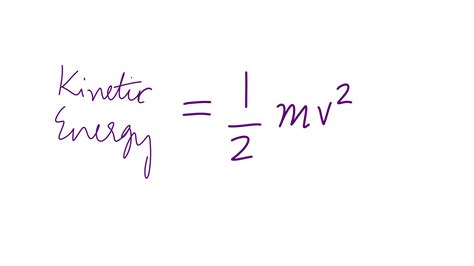 equation  kinetic energy brainlycom