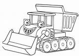 Coloring Bulldozer Pages Buldozer sketch template