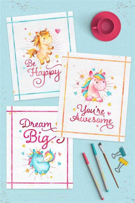 unicorn printables