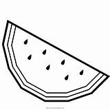 Watermelon Anguria sketch template