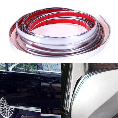 hot sale mmmmmm tape auto diy body bumper protect sticker car chrome styling decoration