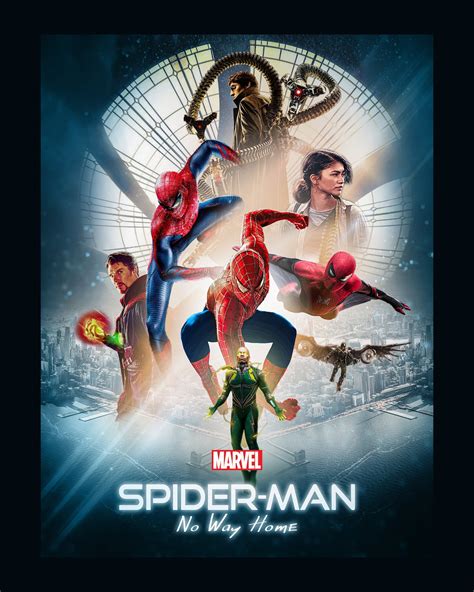 Spider Man No Way Home Poster Disney Marvel Avengers Arte Etsy