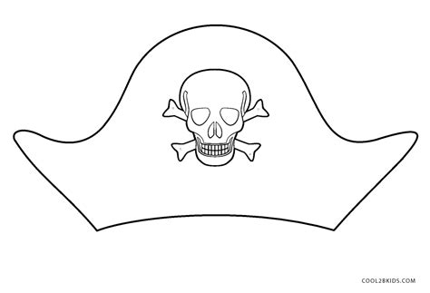 printable pirate hat printable templates