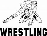 Wrestling School High Drawing Coloring Pages Getdrawings sketch template