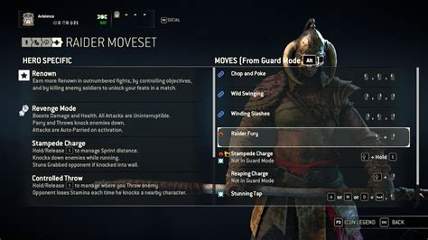 how to master ‘for honor character classes inverse