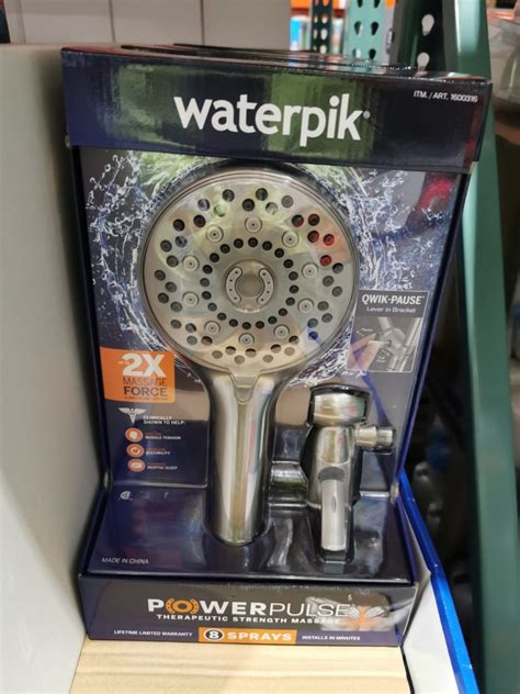 Costco 1600316 Waterpik Powerpulse Showerhead Costcochaser