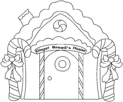 printables  toddlers gingerbread house coloring pages