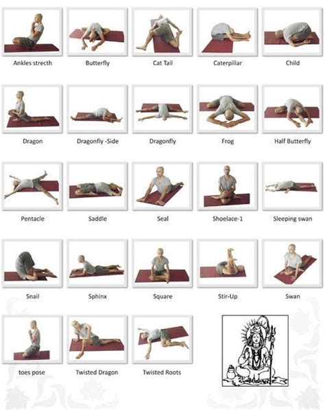 yin yoga poses list