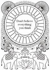 Coloring Pages Teens Coloriage Stress Anti Quotes Quote Zen Printable Colouring Color Kids Citation Therapy Imprimer Girl Bestcoloringpagesforkids Believe Everything sketch template