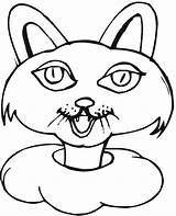 Coloring Pages Kidprintables Cat Princess sketch template