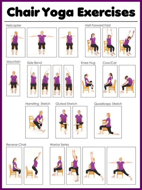 printable chair exercises  seniors     printablee
