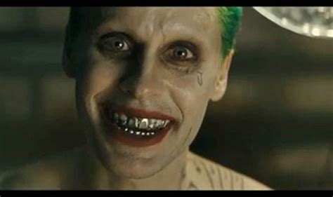 jared leto cuts hair as joker in suicide squad but margot robbie terrified films