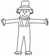 Coloring Pages Scarecrow Printable Scarecrows Fall Preschool Sheets Large Freelargeimages Popular Gif Coloringhome Comments sketch template