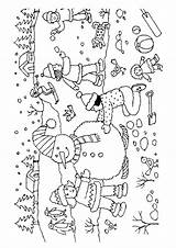 Hiver Vacances Neige Enfants Maternelle Bonhomme Kleurplaat Coloriages Noël Escargot Froid Ccm2 Magique Quotidienne sketch template