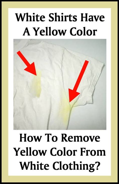remove yellow color  white clothing  white work shirts