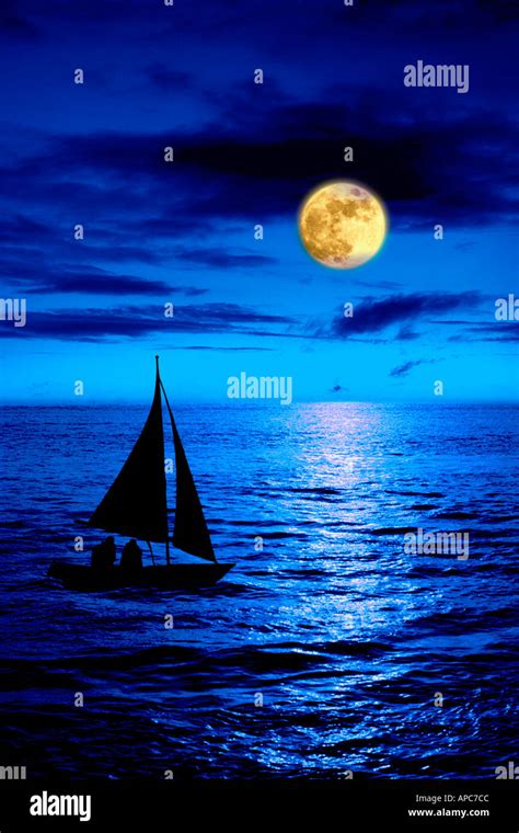 light  sailboat  night wooden boat owners  builders