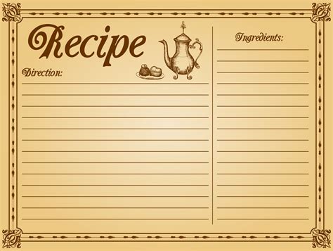 printable recipe cards