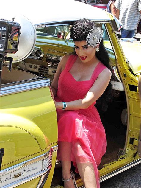 Lowriders And Pin Ups At L A Classic Car Show
