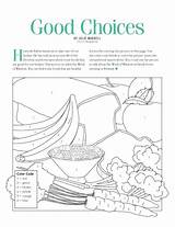 Coloring Good Pages Choices Wisdom Word Getcolorings Church Printable Four Friends sketch template