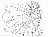 Coloring Pages Chibi Disney Deviantart Yampuff Elsa Lineart Princess Personnage Coloriage Colouring Sheets Animal Mermaid Avengers Belle Halloween Cat sketch template