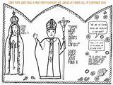 John Paul Ii Pope Saint Coloring Triptych Printable October Feast sketch template