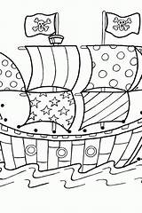 Pirate Ship Coloring Pages Printable Kids Library Clipart Line Popular Comments sketch template