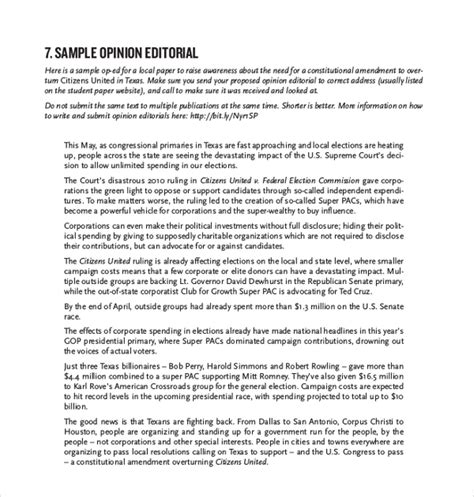 news editorial outline examples format  examples
