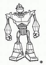 Giant Coloring Pages Power Iron Sketch Rangers Robot Ferngully Color Boyama Robots Printable Template Print Popular sketch template