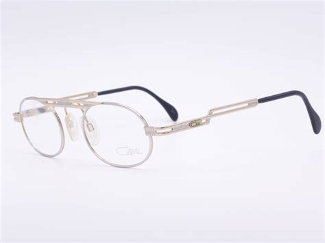 silver men s glasses by cazal model 762 luxury men s frame