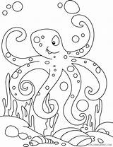 Octopus Polvo Fundo Pulpo Pieuvre Coloring4free Pulpos Muscular Pintarcolorir Tudodesenhos Pintarcolorear sketch template