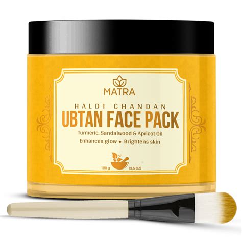 matra haldi chandan ubtan face pack ayurvedic face mask  skin brightening tan removal