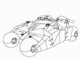 Coloring Batmobile Pages Library Clipart Tumbler Car Comments sketch template