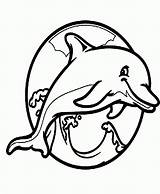 Dolphin Coloring Pages Drawing Cute Baby Fish Cartoon Carton Milk Cool Dinosaurs Flying Draw Cliparts Dolphins Logos Line Clipart Clip sketch template