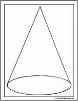 Cone Coloring Shape Pages Through Sheet Transparent Printable Designlooter Squares Circles Print 762px 56kb Colorwithfuzzy sketch template