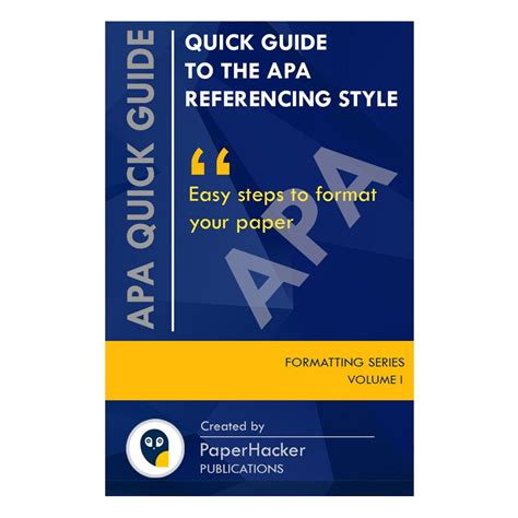 quick guide    referencing style easy steps  format
