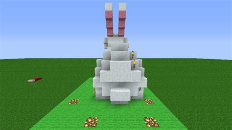 bunny statue minecraft project