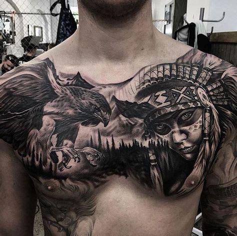 awesome chest tattoo men ideas god designs cool chest tattoos