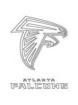 Coloring Nfl Falcons Atlanta Pages Logo Sports sketch template