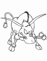 Ferdinand Coloring Pages Bull Charging Drawing Color Movie Colouring Popular Sheets Site Print Coloringhome Library Clipart Coloring2print Line sketch template