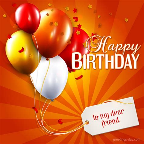 happy birthday   dear friend  ecards pics