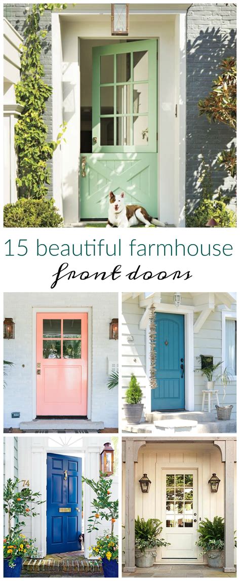 beautiful farmhouse front doors city farmhouse  jennifer obrien