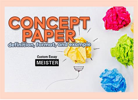 concept paper definition format