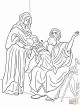 Jesus Temple Baby Coloring Pages sketch template