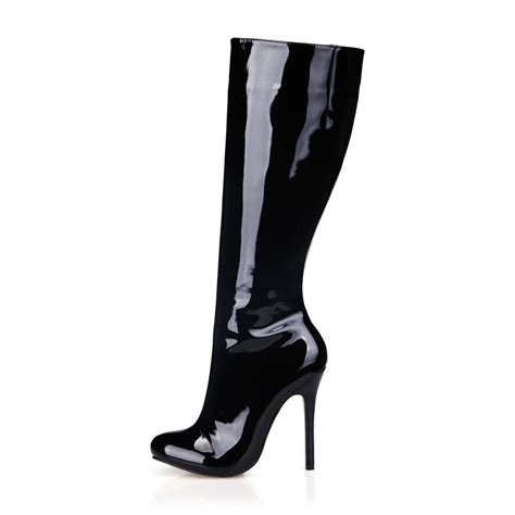 2018 women autumn winter sexy stiletto high heels knee high boots