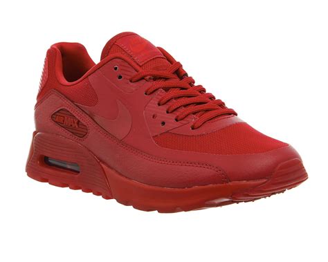 Nike Leather Air Max 90 Ultra In Red Lyst